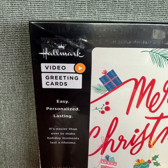 Hallmark Personalized Video Cards-Pack of 10-Merry Christmas Stockings Gifts New - Picture 3 of 5